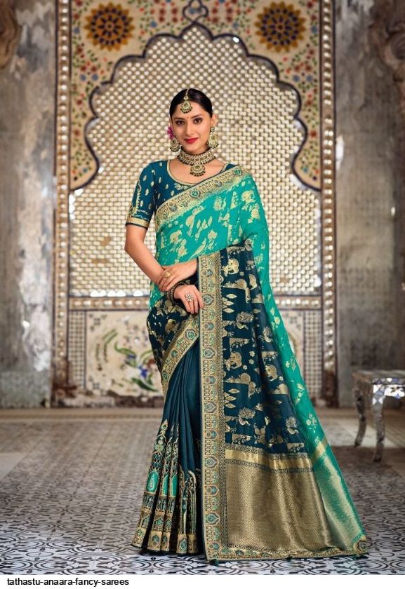 Anaara 5202 Heavy Wedding Wear Fancy Designer Saree Collection